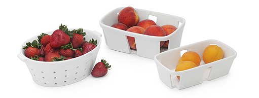 Panier à fruits en céramique
