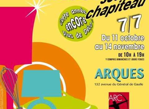 Vente sous Chapiteau Arc International du 11 octobre 2011 au 14 novembre 2011